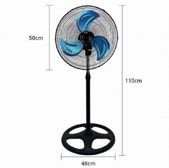 18-Inch Stand Fan Electric Home Mechanical Cooling Metal Ventiladores Powerful